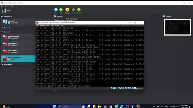 KONFIGURASI DHCP SERVER DEBIAN 8 смотреть онлайн