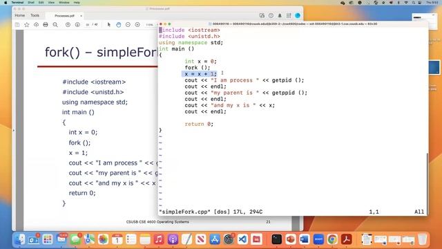 CSE4600 Module2 Video2.4.1_fork System Call смотреть онлайн