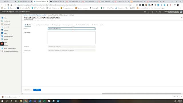 Microsoft Defender ATP (Advanced Thread Protection) and Onboarding Windows 10 смотреть онлайн