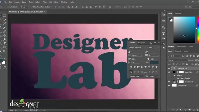 How To Create Transparent Text Effect In Photoshop смотреть онлайн