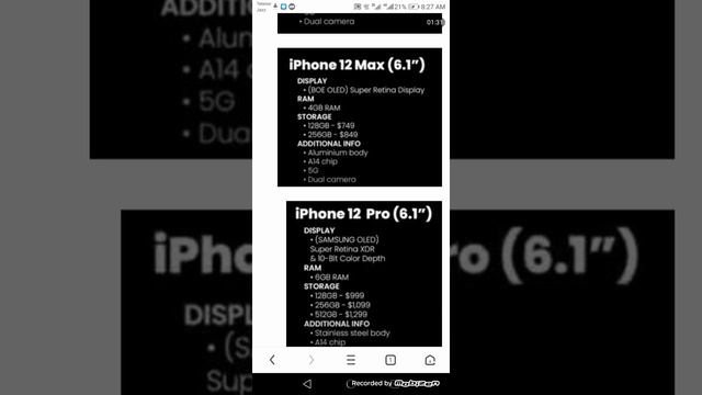 iPhone 12 All Models specifications and price leaked смотреть онлайн