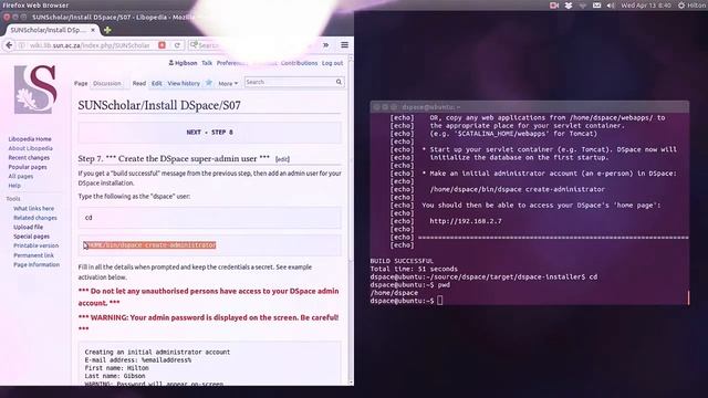 Installing Dspace software смотреть онлайн