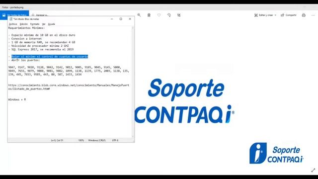 Cómo abrir puertos en Windows10 para Contpaqi y Requerimientos minimos para instalar Contpaqi 2021. смотреть онлайн