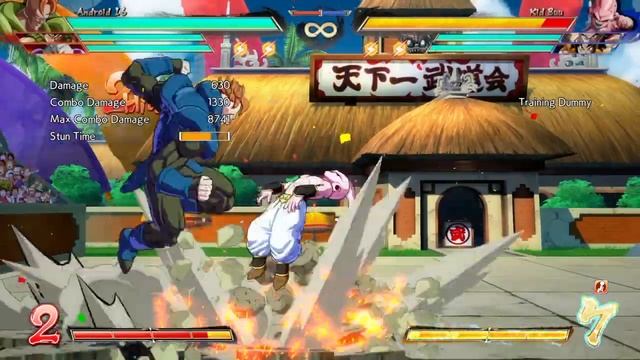 DRAGON BALL FighterZ - Android 16 EX Sideswitch Mixup смотреть онлайн