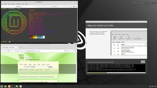 Installing Linux Mint 20.2 "Uma" [Timelapse] смотреть онлайн