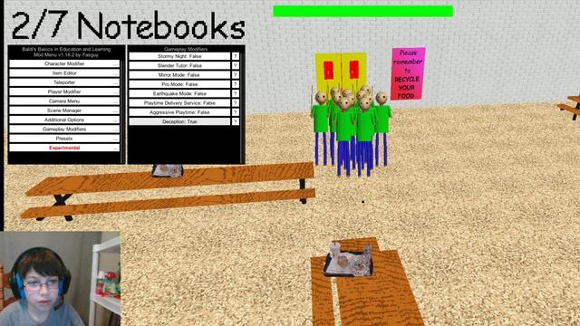 Attack Of The Baldis! | Baldi's Basics Mod Menu