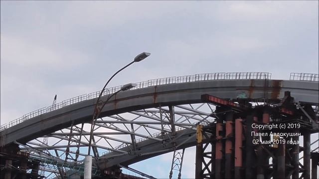 Подольско-Воскресенский мост: 02.05.2019 - Что сделано за апрель 2019 смотреть онлайн