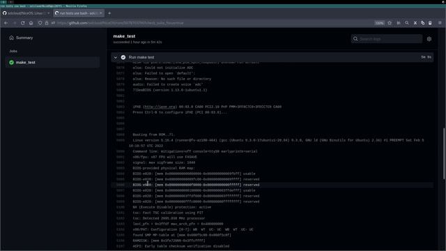 How linux nice os added automatic test suite check using github actions смотреть онлайн