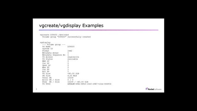 5. Creating D3 Linux logical volumes смотреть онлайн
