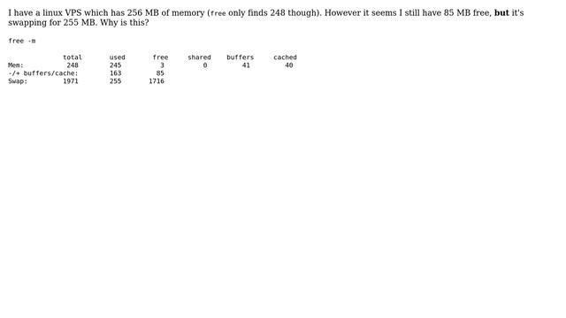 Why isnt linux using all the available memory смотреть онлайн