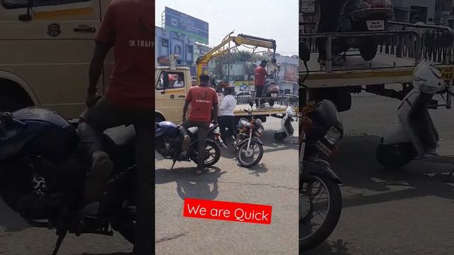 Bike Towing|| No Parking In Malls