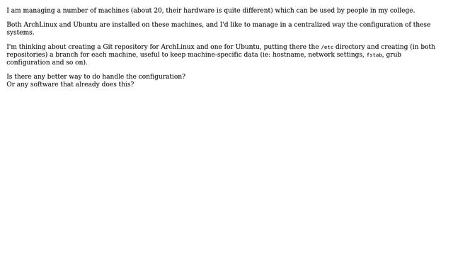 DevOps & SysAdmins: How to manage the configuration of several Linux client systems? смотреть онлайн