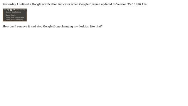 Ubuntu: Disable Chrome's new notification icon (2 Solutions!!) смотреть онлайн