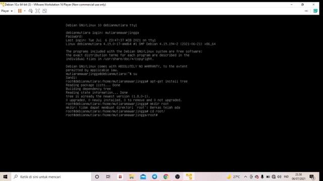 instalasi linux,penggunaan basic comand dan pembuatan single two tree level directory смотреть онлайн