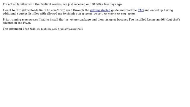 DevOps & SysAdmins: Proliant Support Pack and Ubuntu on older HP Proliants (4 Solutions!!) смотреть онлайн