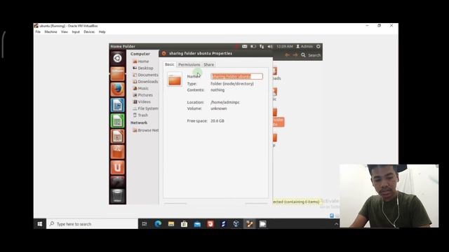 Tutorial Sharing folder pada ubuntu смотреть онлайн