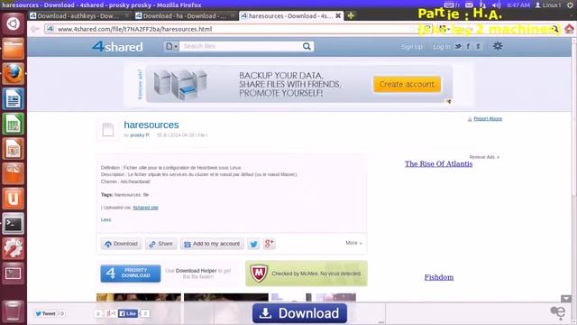 Tuto2 Apache 2 et Heartbeat sous Ubuntu12 04 смотреть онлайн