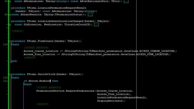 Delphi - Permissions no Android - Location / GPS смотреть онлайн