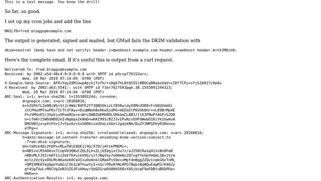 DKIM signature failure only on CRON jobs смотреть онлайн