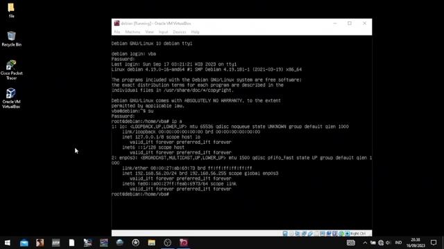 konfigurasi IP address debian смотреть онлайн