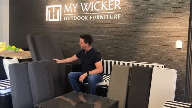 Showcasing My Wicker's Range of Outdoor Patio, Dining, Lounge Furniture Settings and Fabrics Choice смотреть онлайн