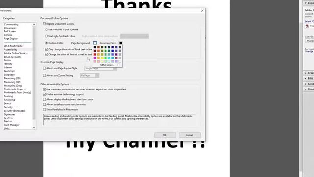 HOW TO CHANGE ANY PDF BACKGROUND COLOR | CHANGE PDF COLOR IN ADOBE READER |
