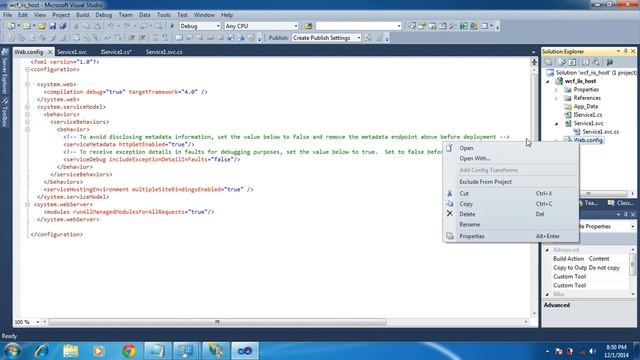Hosting WCF Service in IIS Part 1 смотреть онлайн