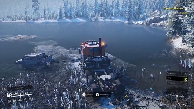 SnowRunner - Part 9 - Alaska First Watch Tower &  Hummer Rescue