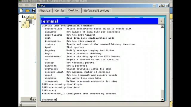 RouterBasicConfig смотреть онлайн