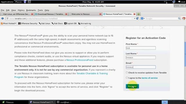 Install Setup Nessus in Kali Linux смотреть онлайн