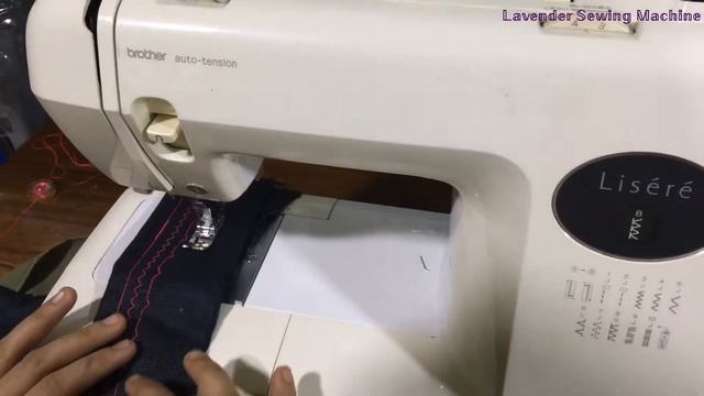 Lavender Sewing Machine Brother Liséré смотреть онлайн