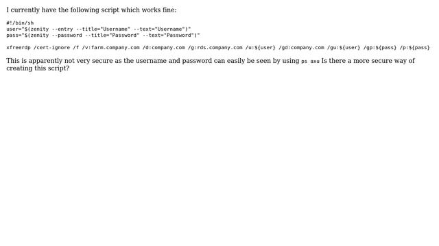 Unix & Linux: Securing a script a little more смотреть онлайн