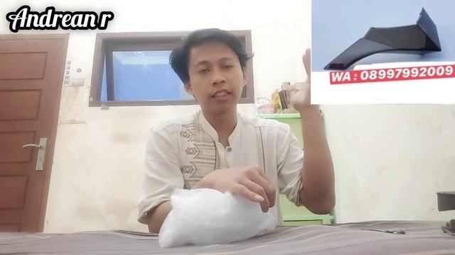 SPOILER Helm NJS SHADOW Fullface‼️CLEAR/SMOKE Murah 89k - Unboxing Review Via SHOPEE....