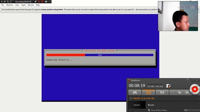 Dicky | instalasi Debian di virtual box смотреть онлайн