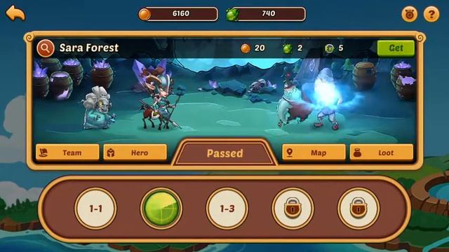 INTERESTING GAME IDLE HEROES GAMEPLAY I CAN FAST LEVEL UP !! смотреть онлайн