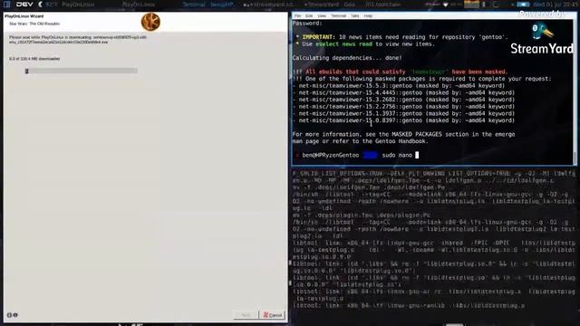 LFS + BLFS & XFCE/MATE LIVE! part 1b смотреть онлайн