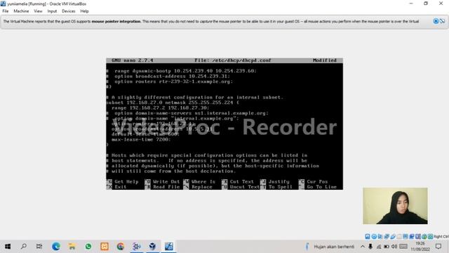TAHAPAN INSTALLASI LINUX DEBIAN 9 BERBASIS TEKS DAN KONFIGURASI DHCP SERVER смотреть онлайн