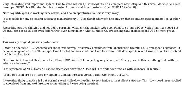 Very Slow DSL (ethernet) speed [New Interesting Update] смотреть онлайн