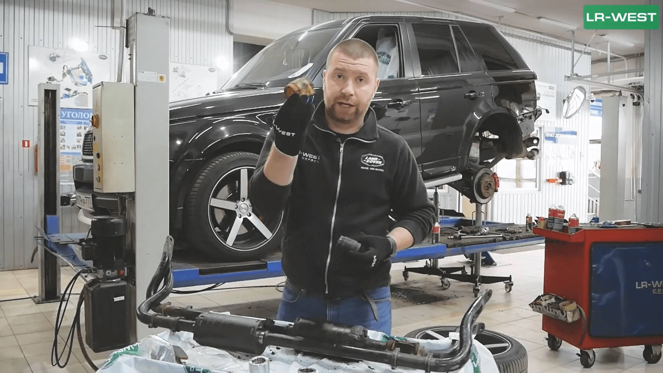 Ремонт стабилизатора Рендж Ровер Спорт. Не спешите покупать б/у. смотреть онлайн