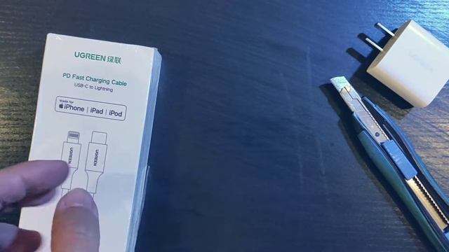 Unboxing Ugreen adapter 20W and Cable C to Lightning for iPhone 12 series смотреть онлайн