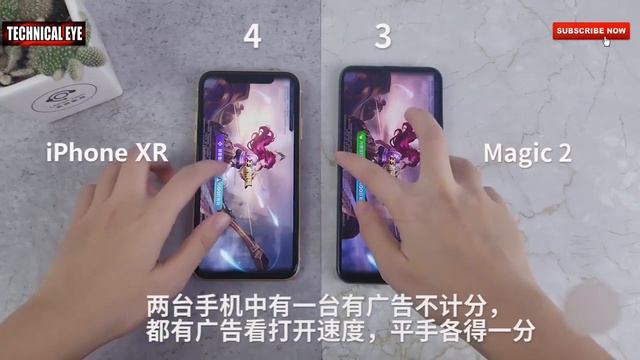 Honor Magic 2 vs iPhone XR speed test by Skyler Vogs смотреть онлайн