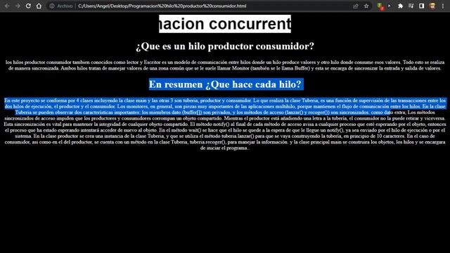 Demostracion de los hilos productor Consumidor смотреть онлайн