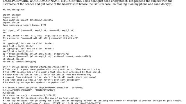 Unix & Linux: Receive Pop/IMAP email and then forward as encrypted to gmail (3 Solutions!!) смотреть онлайн