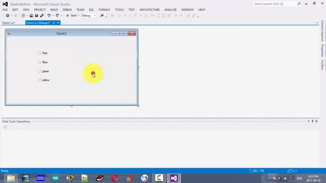 How to use RadioButton in C# Window Form basic for beginner смотреть онлайн