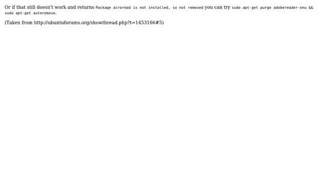 Ubuntu: How can I uninstall adobe acroread? (4 Solutions!!) смотреть онлайн