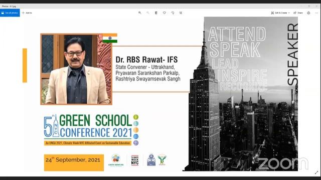 Dr RBS Rawat IFS - 5th NYC Green School Conference смотреть онлайн