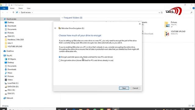 HOW TO LOCK DRIVE IN WINDOWS 10 (KEEPING DATA SAFE AND SECURE) смотреть онлайн