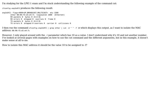Unix & Linux: How does the f argument work in this example of the cut command? (2 Solutions!!) смотреть онлайн
