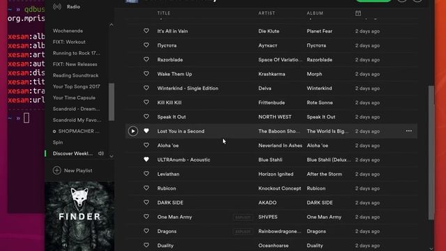 Grab song information from your running spotify client in Ubuntu смотреть онлайн