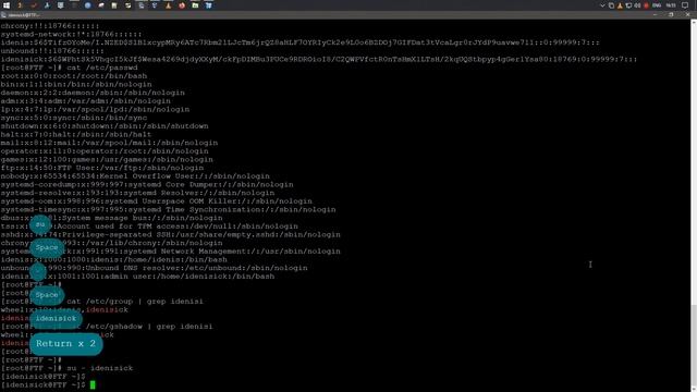 Создание пользователя с правами администратора | Fedora 34 смотреть онлайн